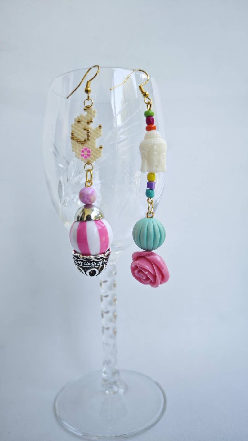 Unpassende Ohrringe - Totenkopf-Ohrringe Lange Kronleuchter-Ohrringe Buddah Goldener Bohème-stil Große Schildkröten-Ohrringe Quasten-Ohrringe Unpassende Ohrringe - Totenkopf-Ohrringe Lange Kronleuchter-Ohrringe Buddah Goldener Bohème-stil Große Schildkröten-Ohrringe Quasten-Ohrringe von TresJoliePT