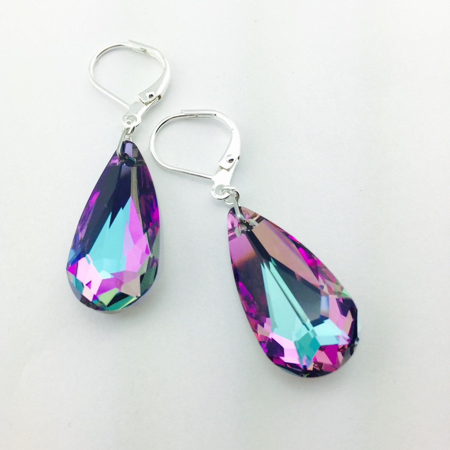 Swarovski Kristall Tropfen Ohrhänger von TresaJewelry