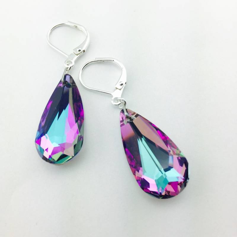 Swarovski Kristall Tropfen Ohrhänger von TresaJewelry