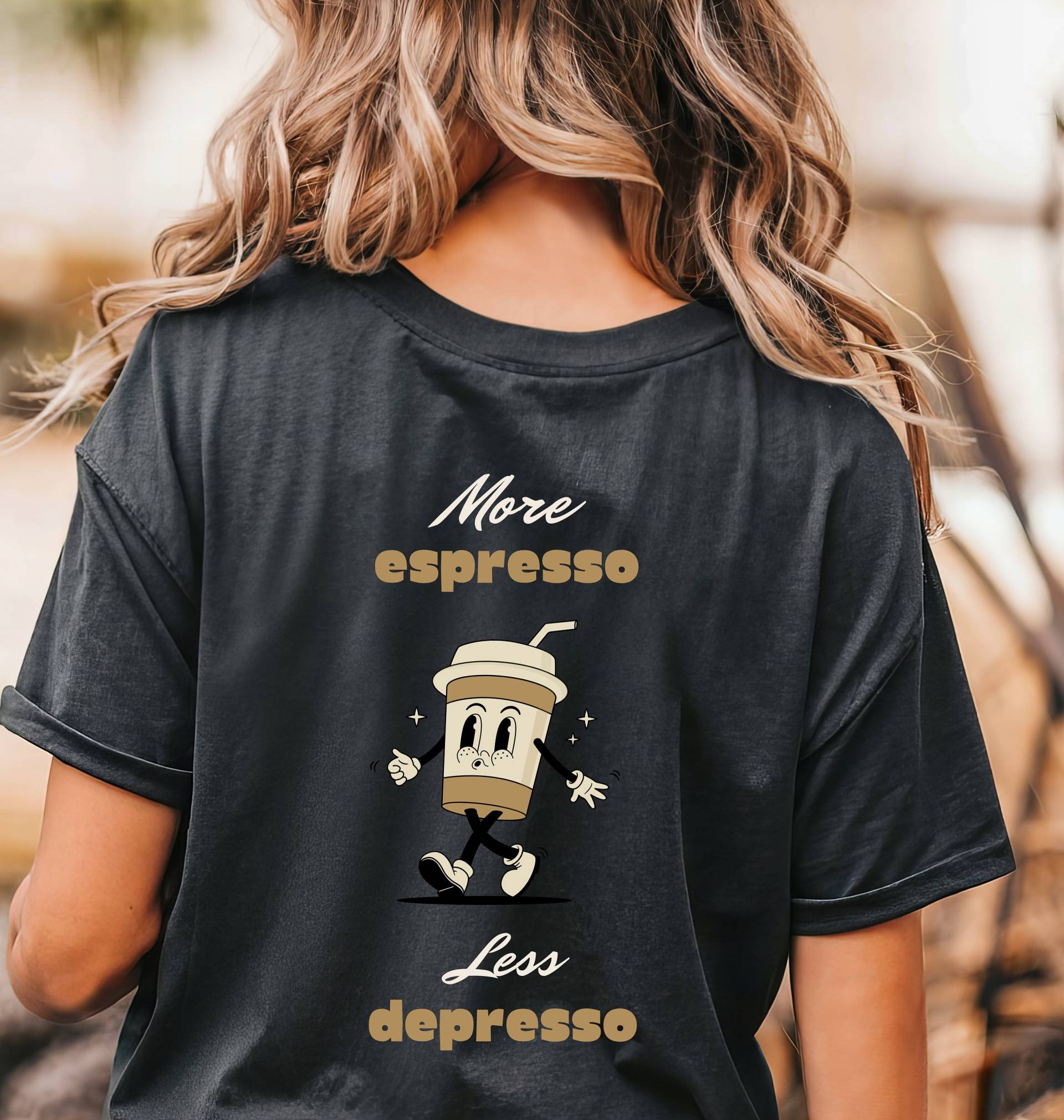 More Espresso Less Depresso, Lustig, Geschenk, Geschenkideen, Coffee, Kaffee, Geschenke Für Frauen von TresjolieDesignshop