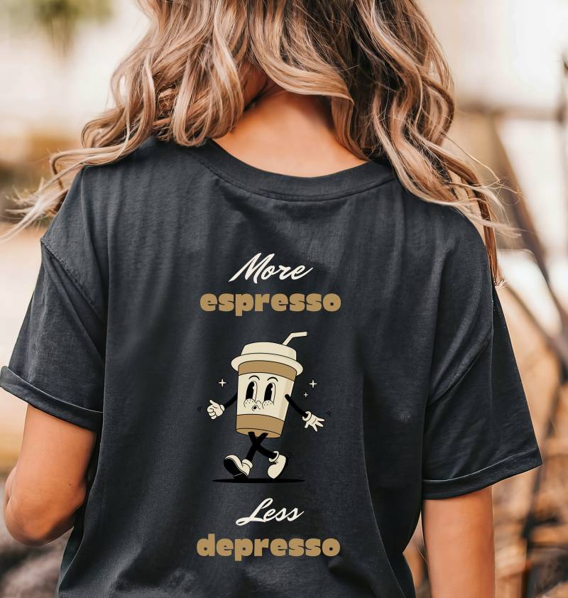 More Espresso Less Depresso, Lustig, Geschenk, Geschenkideen, Coffee, Kaffee, Geschenke Für Frauen von TresjolieDesignshop