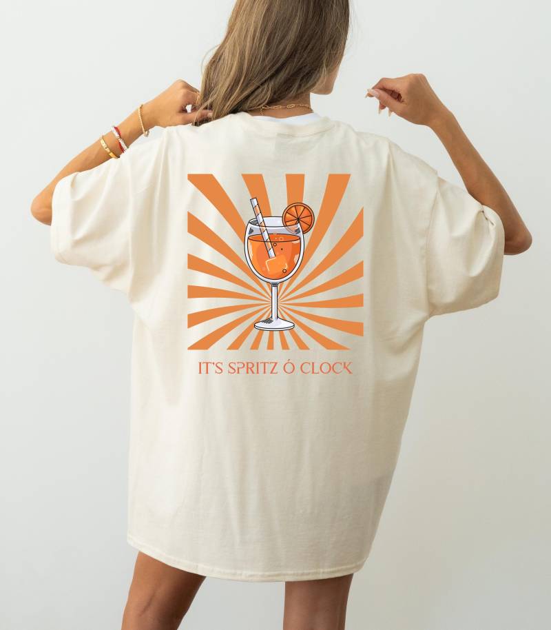 Spritz Ó Clock T-Shirt - Sommer Drinks Aperol Geschenk Für Freund Freundin Good Vibes Geschenke Tshirt Jga Geschenkideen von TresjolieDesignshop