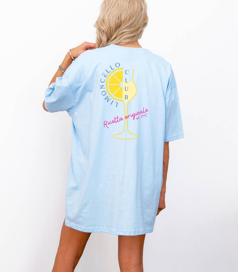 T-Shirt Limoncello Vintage - Sommer Drinks Personalisiertes Geschenk Freund Freundin Geburtstag Geschenkideen Cocktail Personalisiert Jga von TresjolieDesignshop