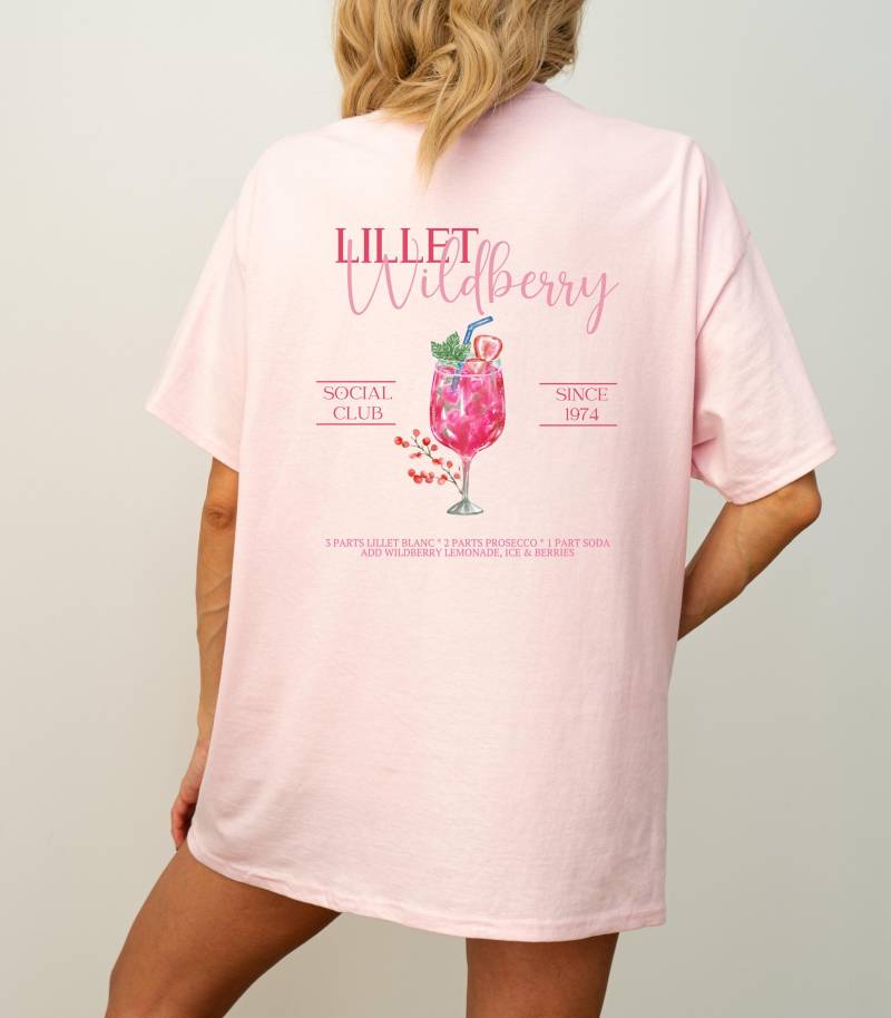 T-Shirt Shirt Wildberry Lillet Geschenk Spritz Aperitif Wild Berry Blanc Cocktail Freundin Personalisiert Geschenkideen Kleidung von TresjolieDesignshop