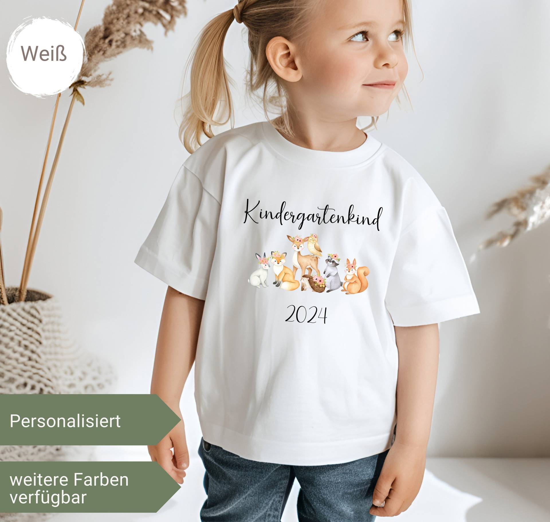 Personalisiertes Kindergarten T-Shirt, Geschenkideen, Geburtstagsgeschenk, Personalisiert, Geschenk, Boho, Sommer, Kleinkinder, Kita, Gift von TresjolieFamily