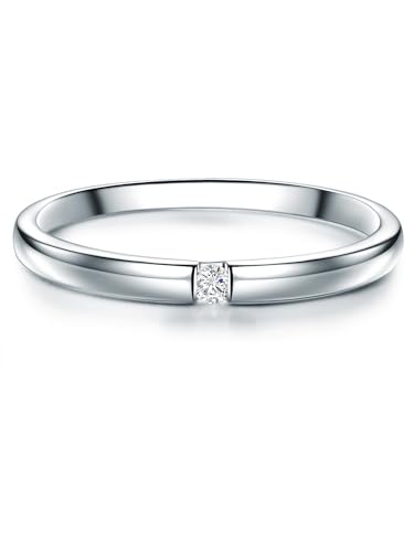 Trilani Ring Sterling Silber Topas weiß von Trilani