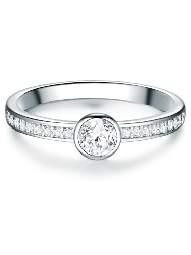 Trilani Ring Sterling Silber Zirkonia weiß von Trilani