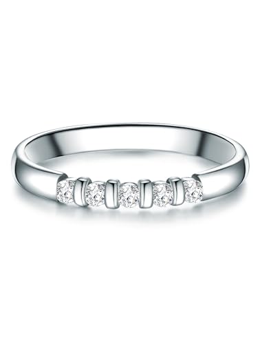 Trilani Ring Sterling Silber Zirkonia weiß von Trilani