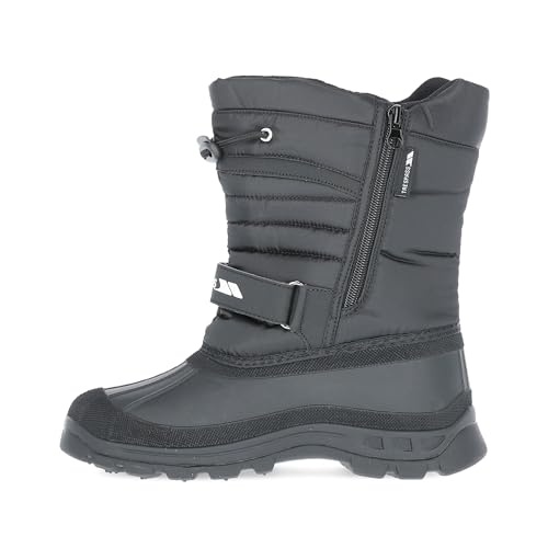 Trespass Dodo Unisex-Kinder Schneestiefel, Schwarz, 34 EU von Trespass