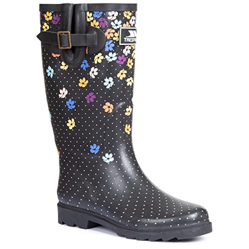 Elena Damen Gummistiefel Gummistiefel Gummistiefel volle Länge Gummistiefel wasserdichte Schuhe Camping Outdoor Festival Gummistiefel von Trespass