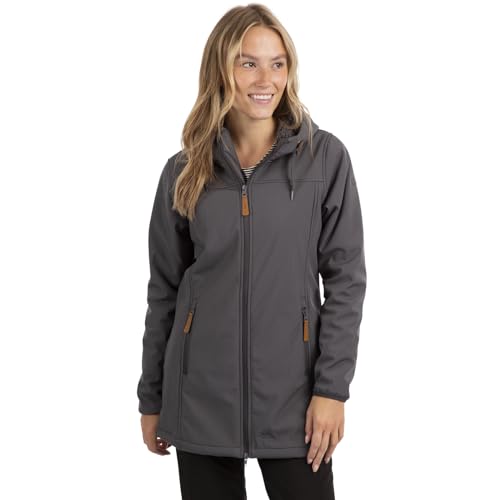 KRISTEN - FEMALE SOFTSHELL JKT TP75-M-CARBON von Trespass