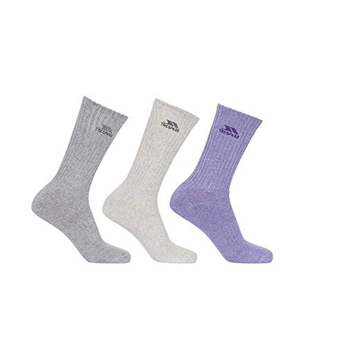 Trespass Damen 5045274601947 Mittellange Socken, Mehrfarbig, Einheitsgröße, Multicolor von Trespass