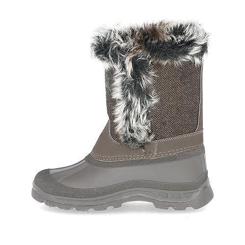 Trespass Damen Brace Schneestiefel, Braun (Peat), 37 EU von Trespass