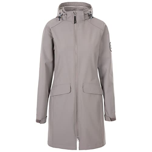 Trespass Damen Maria-Female DLX Softshell JKT Jacke, Blassgrau meliert, S von Trespass