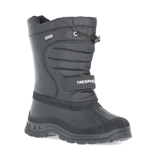 Trespass Dodo Unisex-Kinder Schneestiefel, Schwarz, 31 EU von Trespass