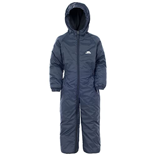 Trespass Dripdrop Kinder Unisex Regen-Overall (3/4 Jahre (104)) (Marineblau) von Trespass