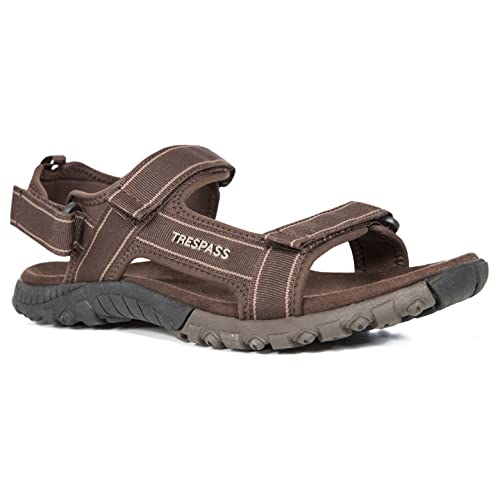 Trespass Herren Alderley Sandalen mit offener Zehenpartie, Braune Kakao-Cca, 41 EU von Trespass