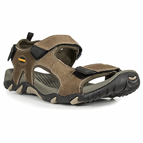 Trespass Herren Belay Sandalen, Braun (Dark Sand), 43 EU von Trespass