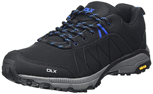 Trespass DLX Herren KEYBOARDII Trekking- & Wanderhalbschuhe, Schwarz (Black Blk), 43 EU von Trespass