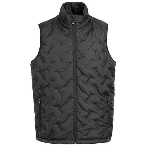 Trespass Herren Pilsley-Male Padded Gilet Weste, schwarz, XXXL von Trespass