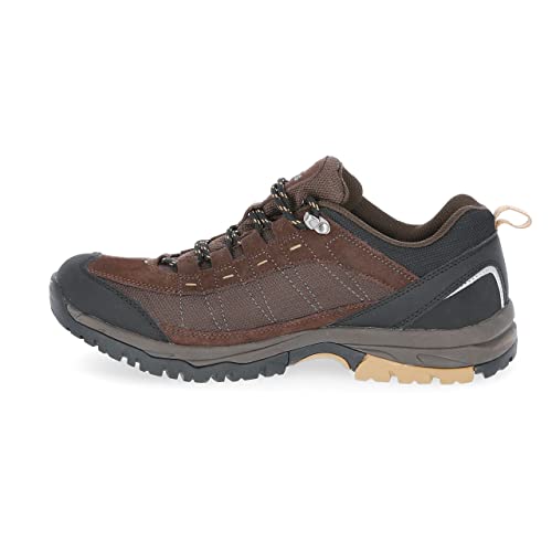 Trespass Herren Scarp Trekking-& Wanderhalbschuhe, Braun (Dark Brown Dkb), 43 EU von Trespass