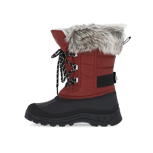 Trespass Lanche-Kids Snowboot Schneestiefel, Merlot, 28 EU von Trespass