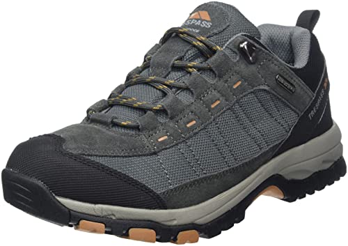Trespass Herren Scarp Outdoor Fitnessschuhe, Schwarz Castle, 44 EU von Trespass