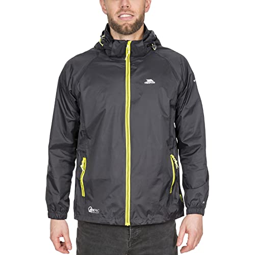 Trespass Unisex Regenjacke Qikpac X (M) (Schwarz) von Trespass