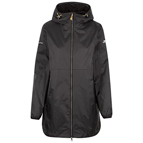 Trespass - Wasserdichte Jacke KEEPDRY - Damen (M) (schwarz), Schwarz , 38 von Trespass