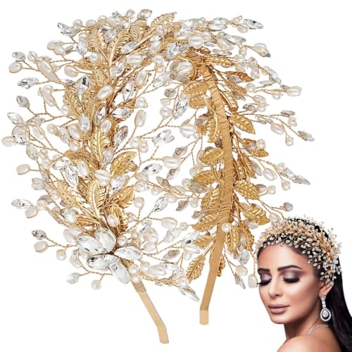 Hochzeit Stirnband Strass Braut Haarschmuck für Brautjungfern Elegant Metall Strass Band Hochzeit Stirnband Strass Braut Haarschmuck für Brautjungfern Elegant Metall Strass Band von Tressify