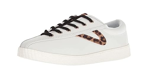 TRETORN Damen Nylite Plus Sneakers, Weiß/Leopard, 38 EU von Tretorn