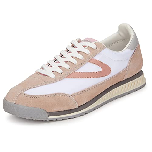 Tretorn Damen Rawlins Casual Schnürschuhe, Weiß/Blush, 37 EU von Tretorn