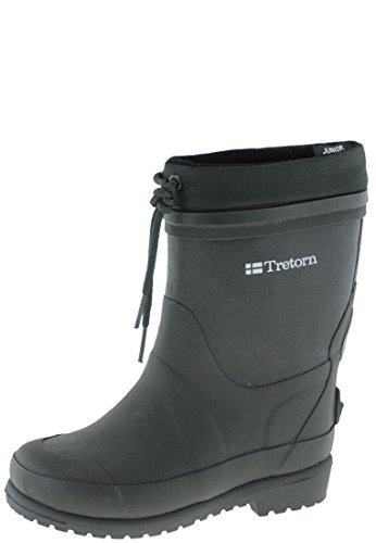 Tretorn Unisex-Kinder Bore JR Gummistiefel, Schwarz (Black), 33 EU von Tretorn