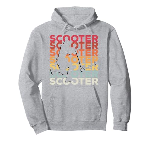 Stunt Scooter Roller Kinder & Jungen Geschenk Pullover Hoodie von Tretroller | Vintage Scooter Motiv Geschenk Shop