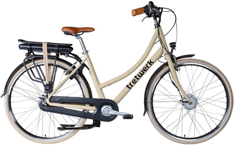 Tretwerk "Aurora" 7 Gang Nabenschaltung Frontmotor 250 W Pedelec, Elektrofahrrad für Damen und Herren von Tretwerk
