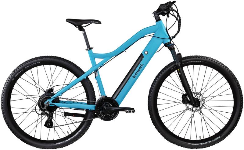 Tretwerk "Commander Plus" 24 Gang Shimano Altus M310 Schaltwerk Kettenschaltung Heckmotor 250 W Pedelec, Elektrofahrrad für Damen und Herren, MTB von Tretwerk