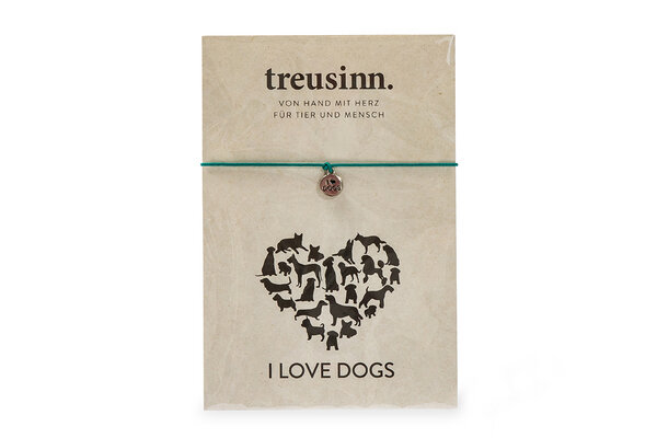 Treusinn Armband BUDDY I love dogs von Treusinn