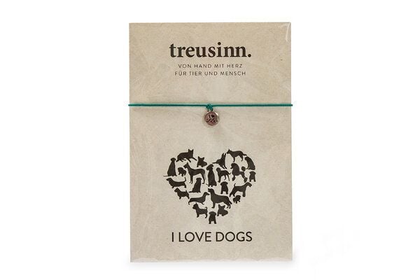 Treusinn Armband BUDDY I love dogs / gravierter Anhänger Treusinn Armband BUDDY I love dogs / gravierter Anhänger von Treusinn