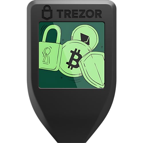 Trezor Model T - Krypto-Hardware-Wallet mit LCD-Touchscreen, schützt Bitcoin & 1000e Coins mit maximaler Sicherheit von Trezor