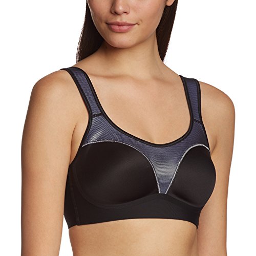 TriAction Damen Bügelloser BH Ultimate n , Gr. 95B, Schwarz (BLACK 04) von TriAction