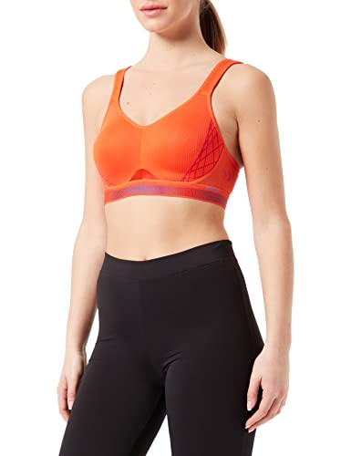 TriAction Damen Cardio Cloud P EX Sport BH mit Racerback, Mandarin Red, 75A von TriAction