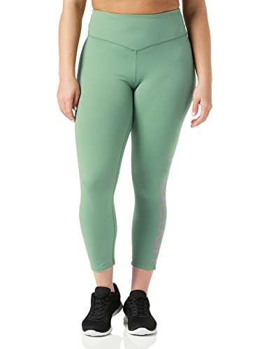 TriAction Women's DL RTW AW22 7/8 High Waist Leggings Logo Unterwäsche, Dill, L von TriAction