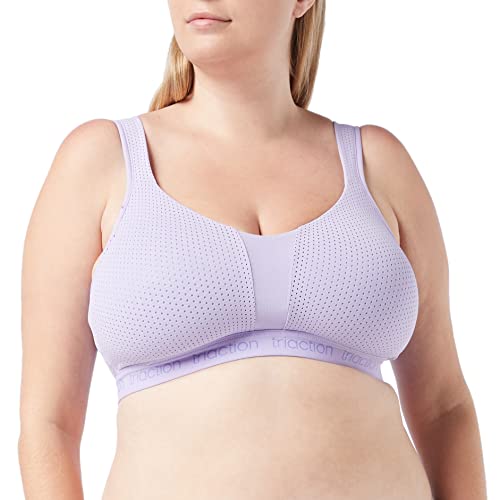 TriAction Damen Energy Lite N EX Sport BH ohne Bügel, Light Lilac, 75D von TriAction