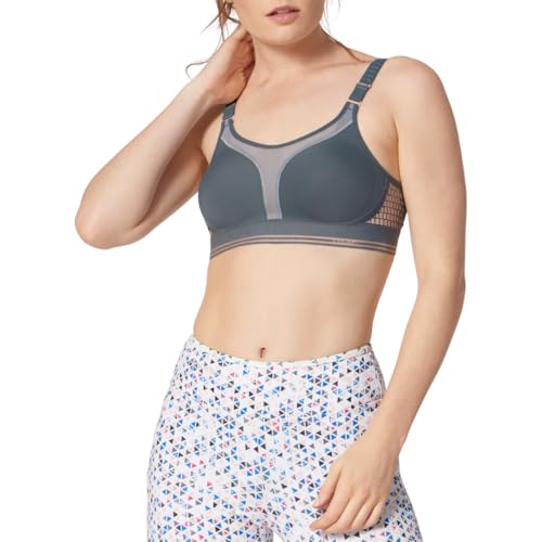 Triumph Damen Triaction Extreme Lite N EX Sports bra non-wired, GRAU, 85C von Triumph