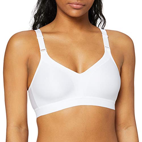 Triumph Damen Triaction Wellness N Sport BH, Weiß (White 0003), 75C EU von Triumph