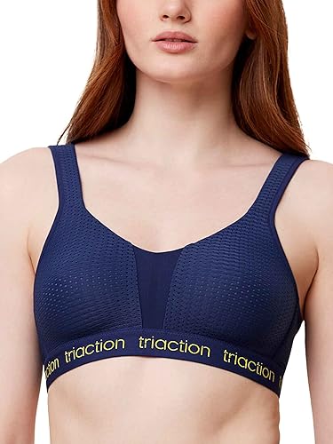 TriAction Damen Triaction Energy Lite N Ex Sports Bra, Twilight Blue, 85E EU von TriAction