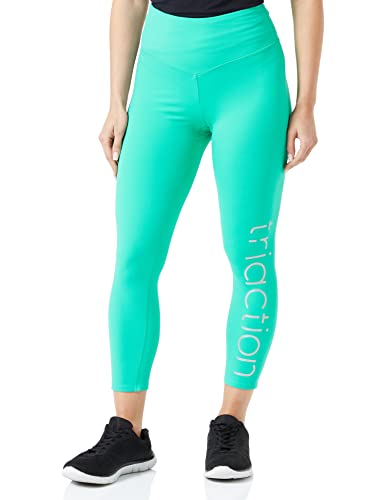 TriAction Women's DL RTW SS23 7/8 High Waist Leggings Logo Unterwäsche, Mint Green, XS von TriAction