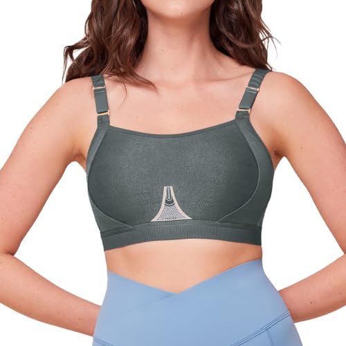 TriAction Women's Gravity Lite N EX Bra, Smoky Green, 70E von TriAction