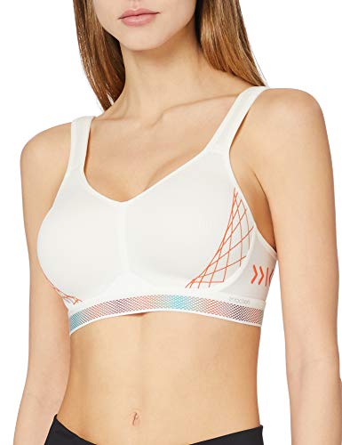 Triaction Damen Cardio Cloud P EX Sport BH mit Racerback, Beige, 70B von TriAction