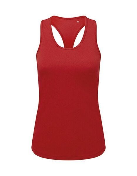TriDri® Recycled Stretch Tank Top High Impact Recycled Performance Slim Racer Back Vest Ringerback von TriDri®